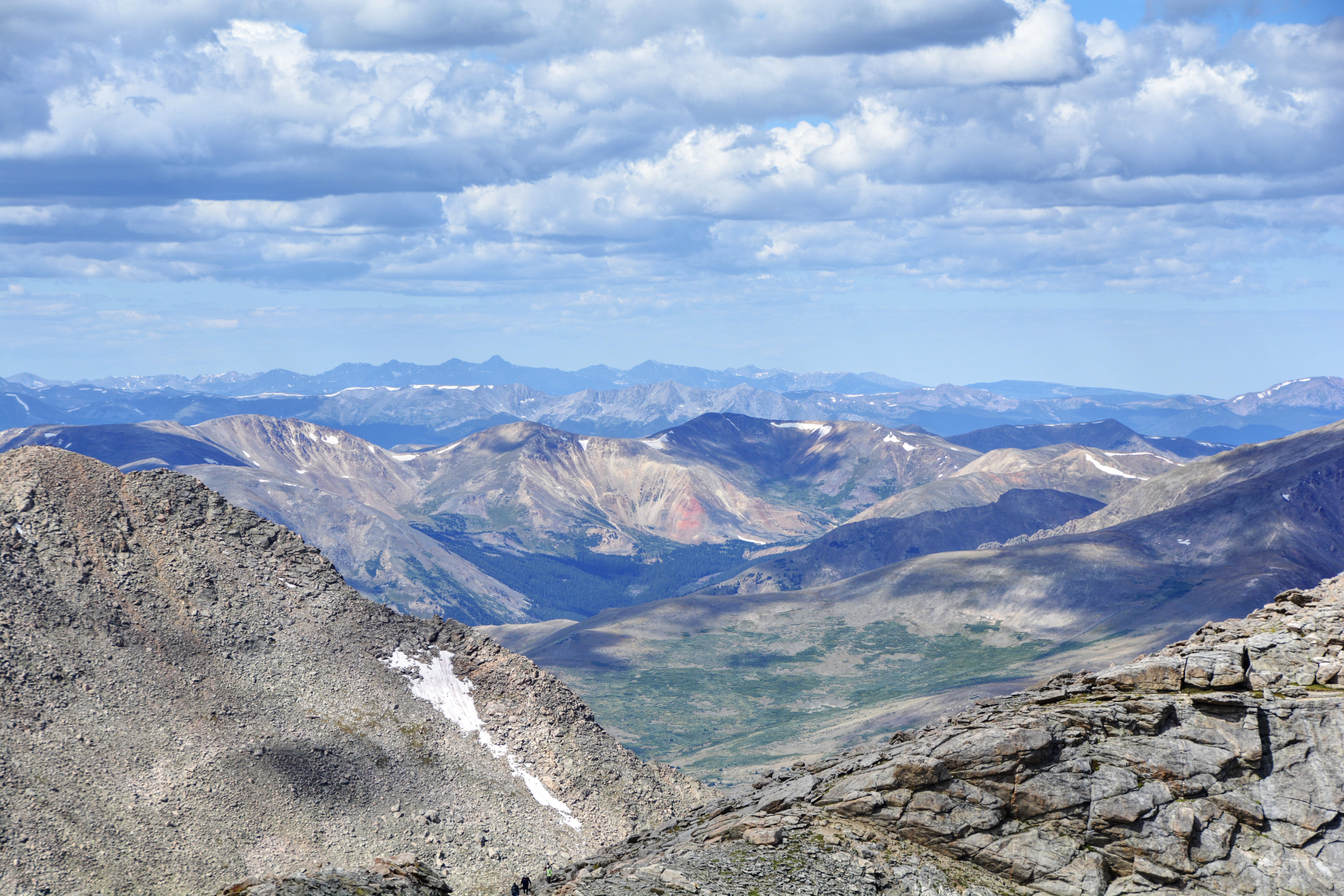 Mt Evans View from Summit In a Nutshell... or Two