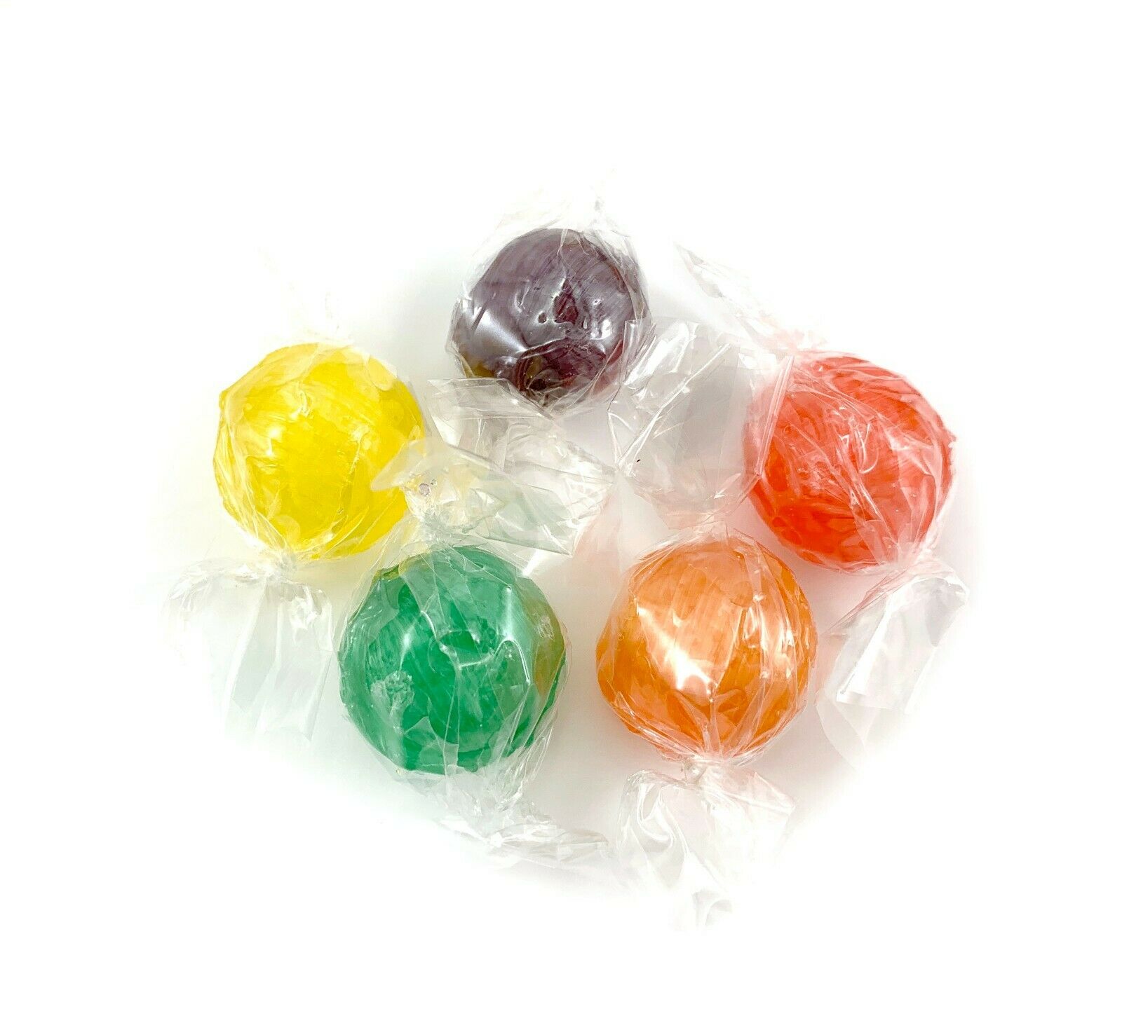 Asstd Sour Balls fruit flvored retro Hard Candy 1lb Nuts 'N More