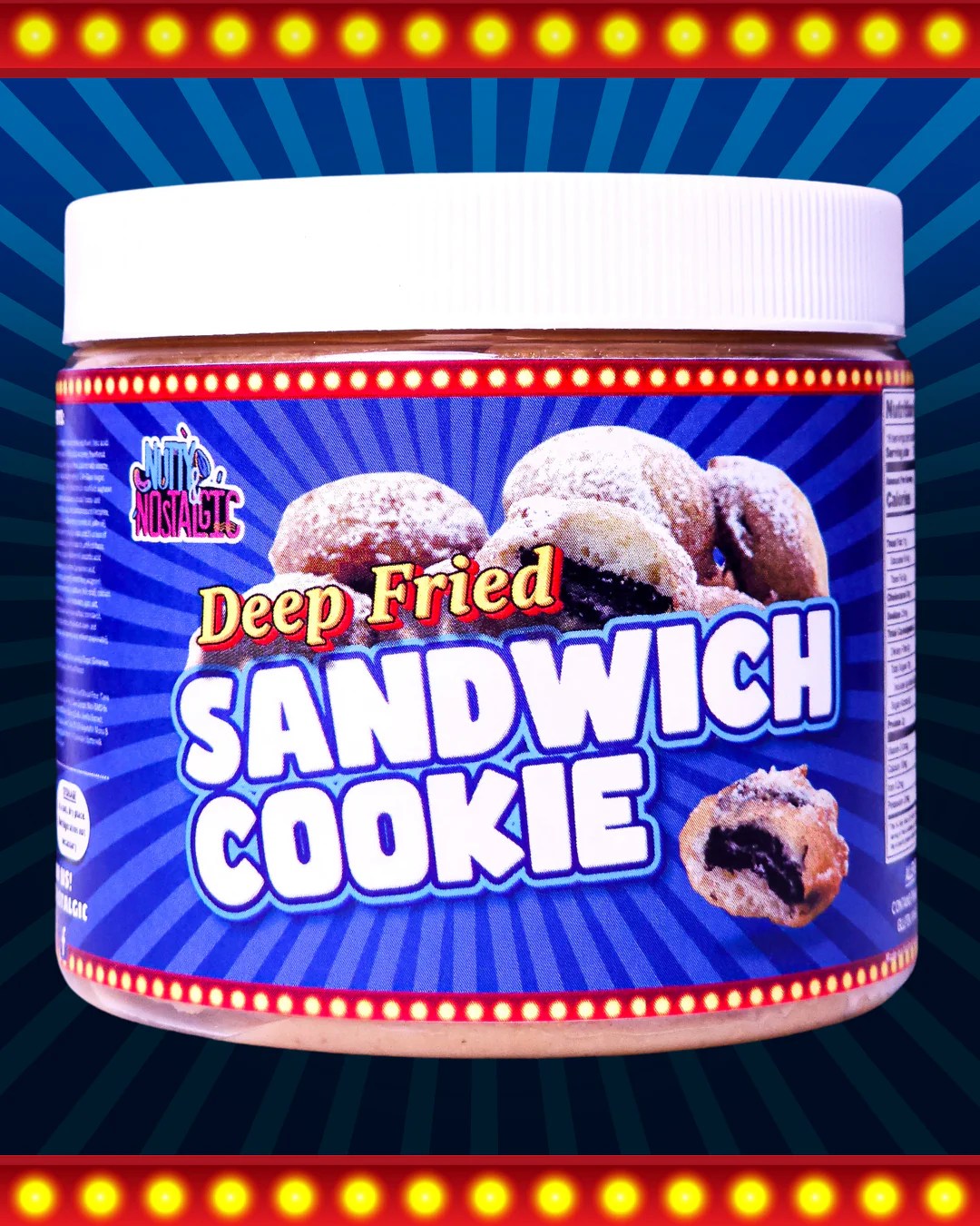 DEEP FRIED SANDWICH COOKIE Nutty & Nostalgic