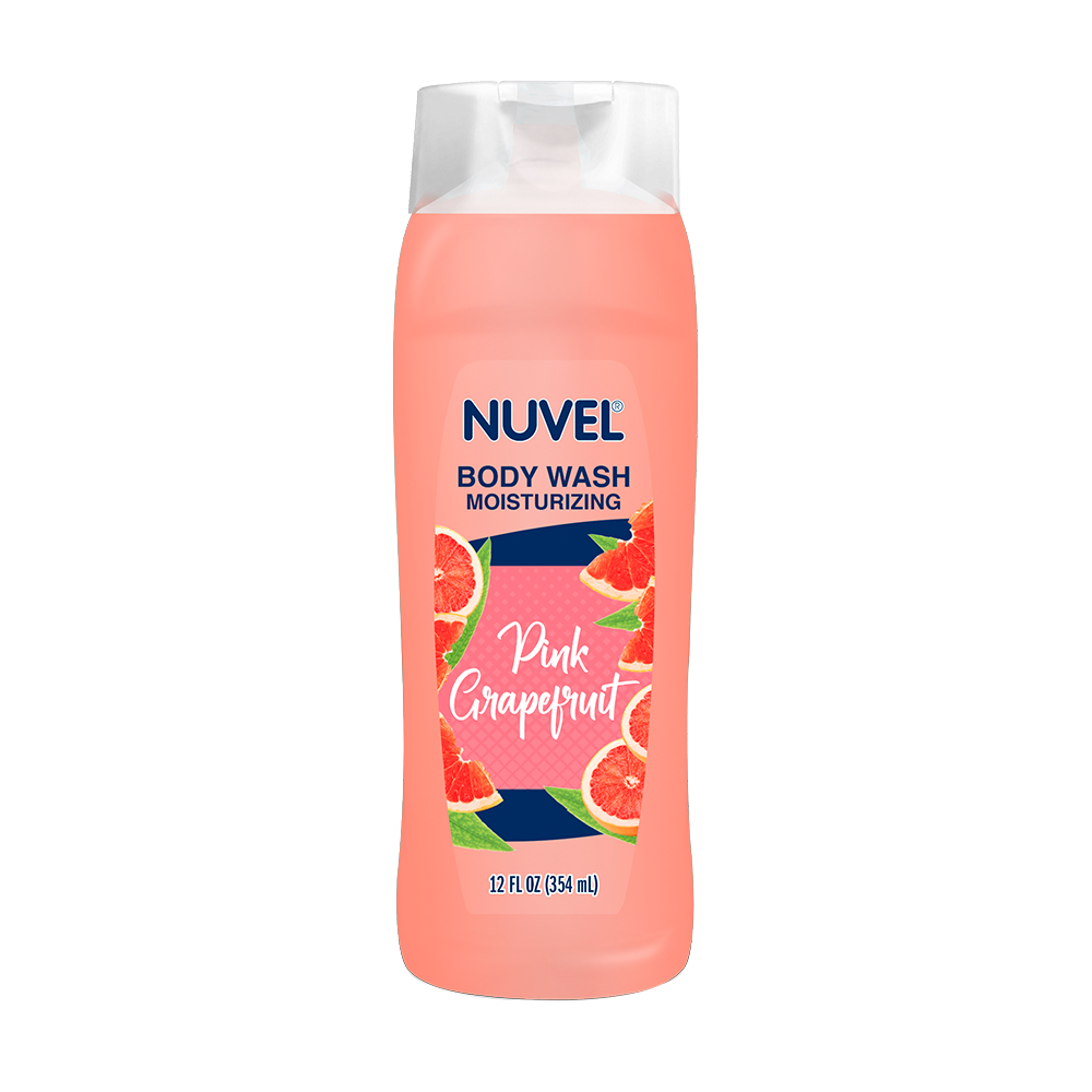 Nuvel Pink Grapefruit Moisturizing Body Wash 12 FL OZ Nuvel