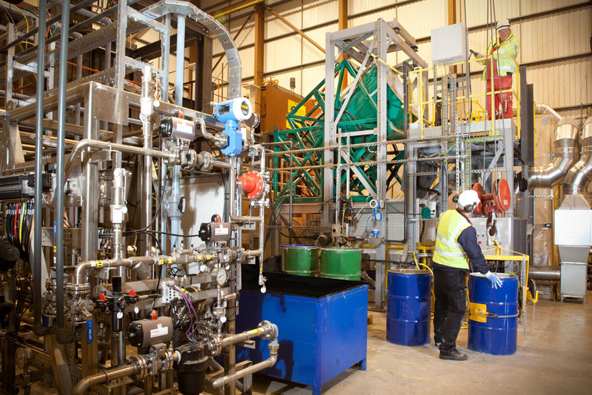 Scale Pulse Jet Mixer Test Rigs NuVision Engineering