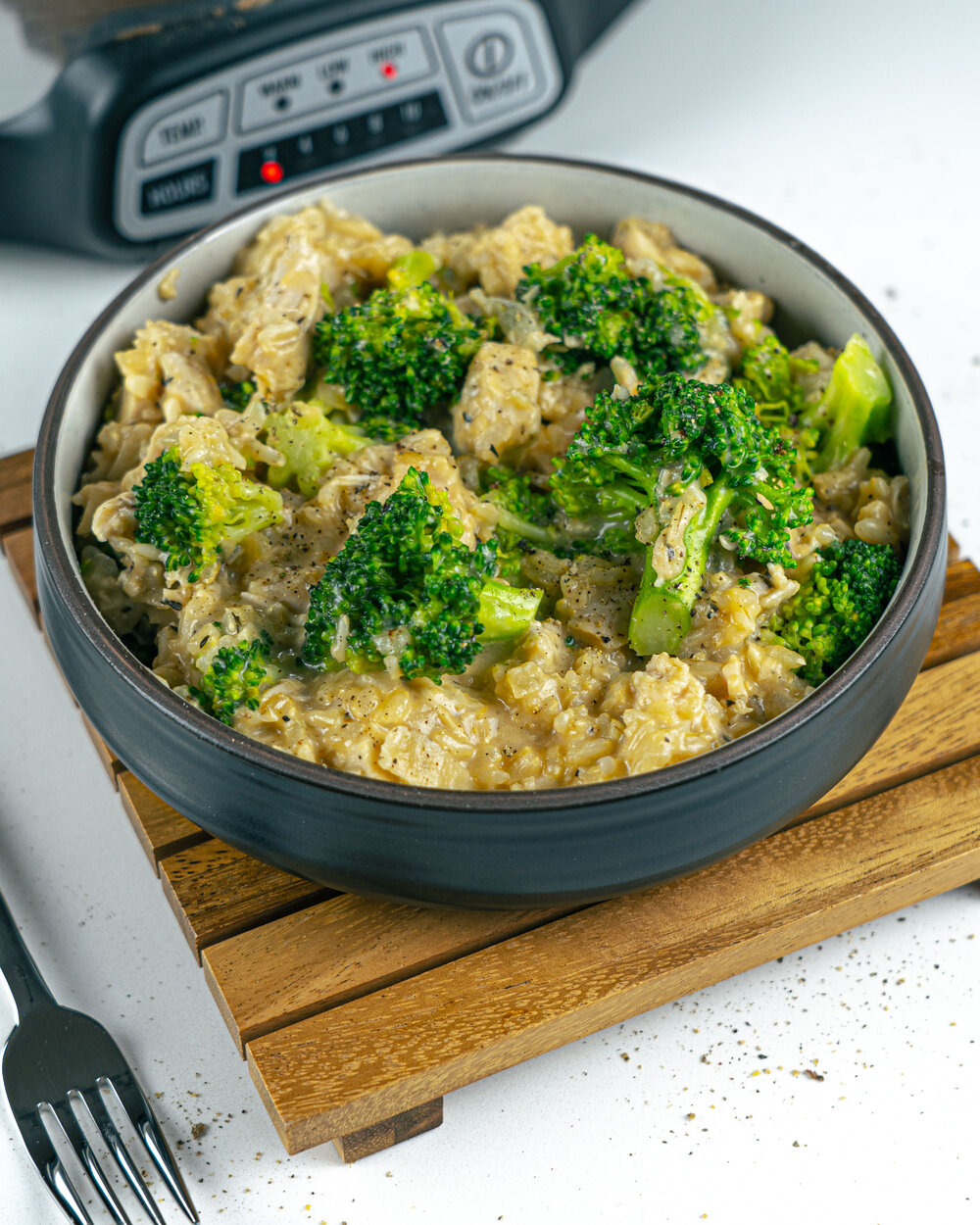 Slow Cooker Chicken, Broccoli, and Rice Casserole Showit Blog
