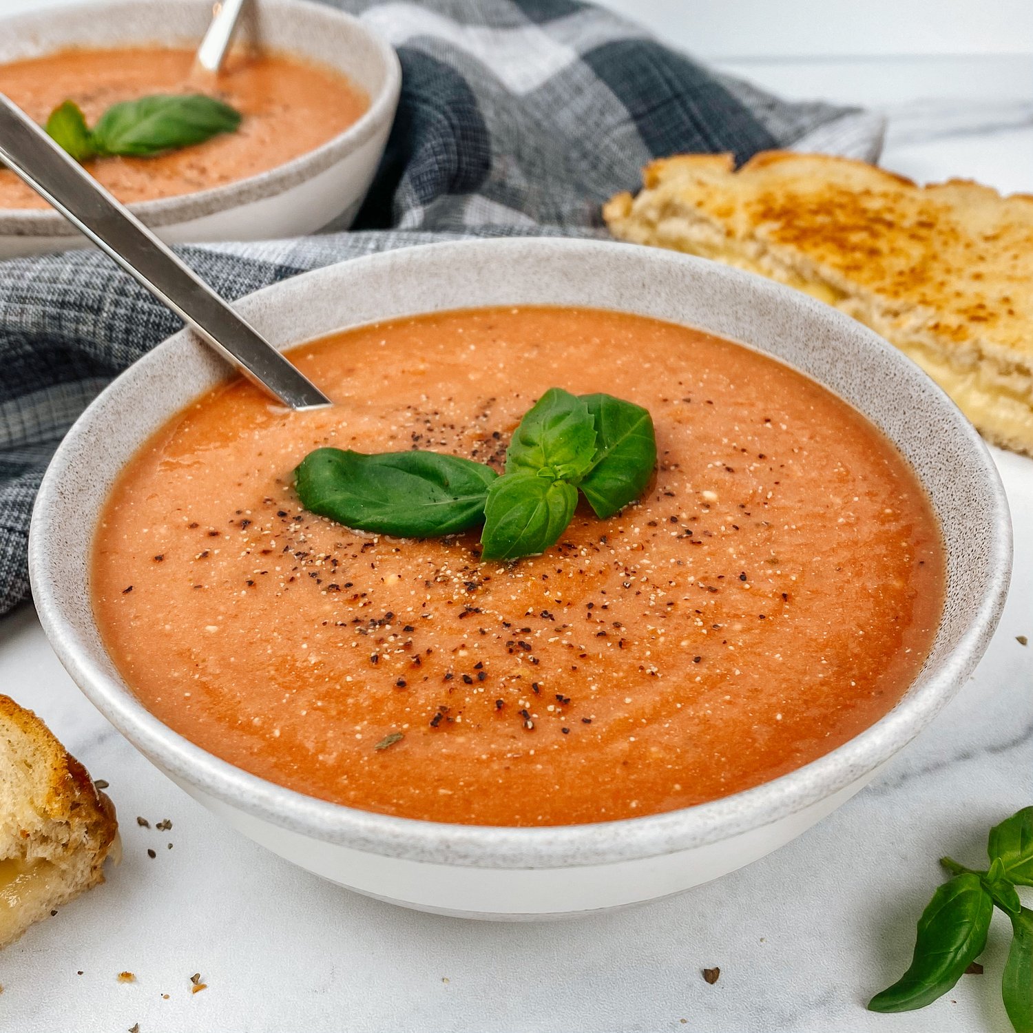 Simple Stovetop Tomato Basil Bisque Showit Blog