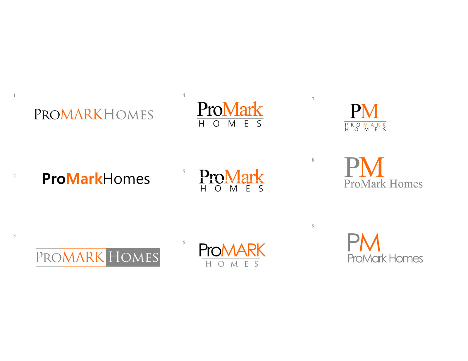 Business Card Design & Logo for ProMark Homes Nuzu Net Media