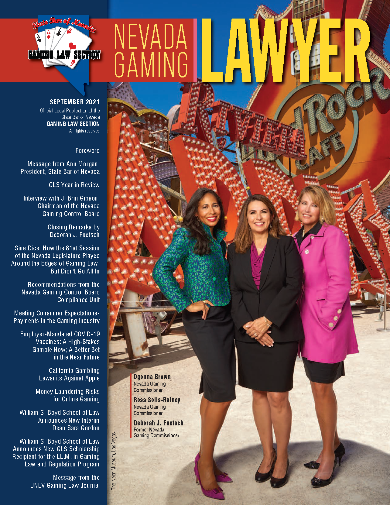 Gaming Law Section State Bar of Nevada