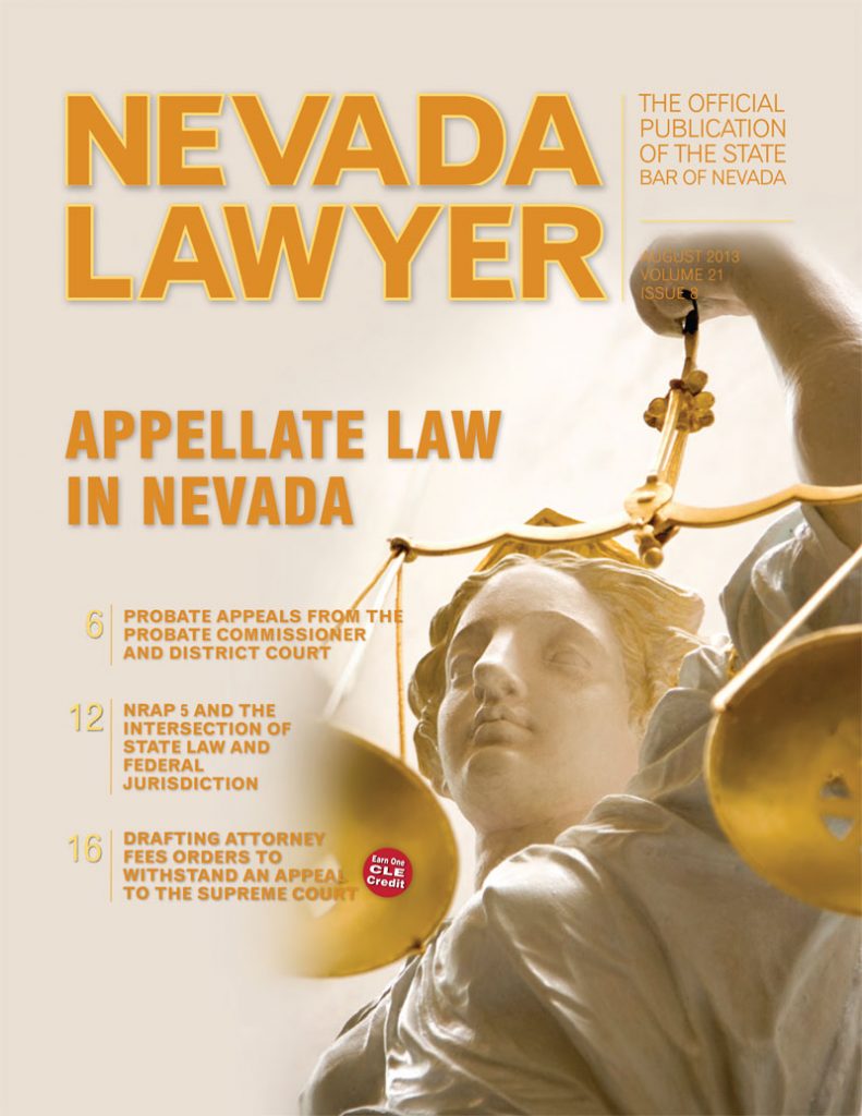 Magazine Issues State Bar of Nevada