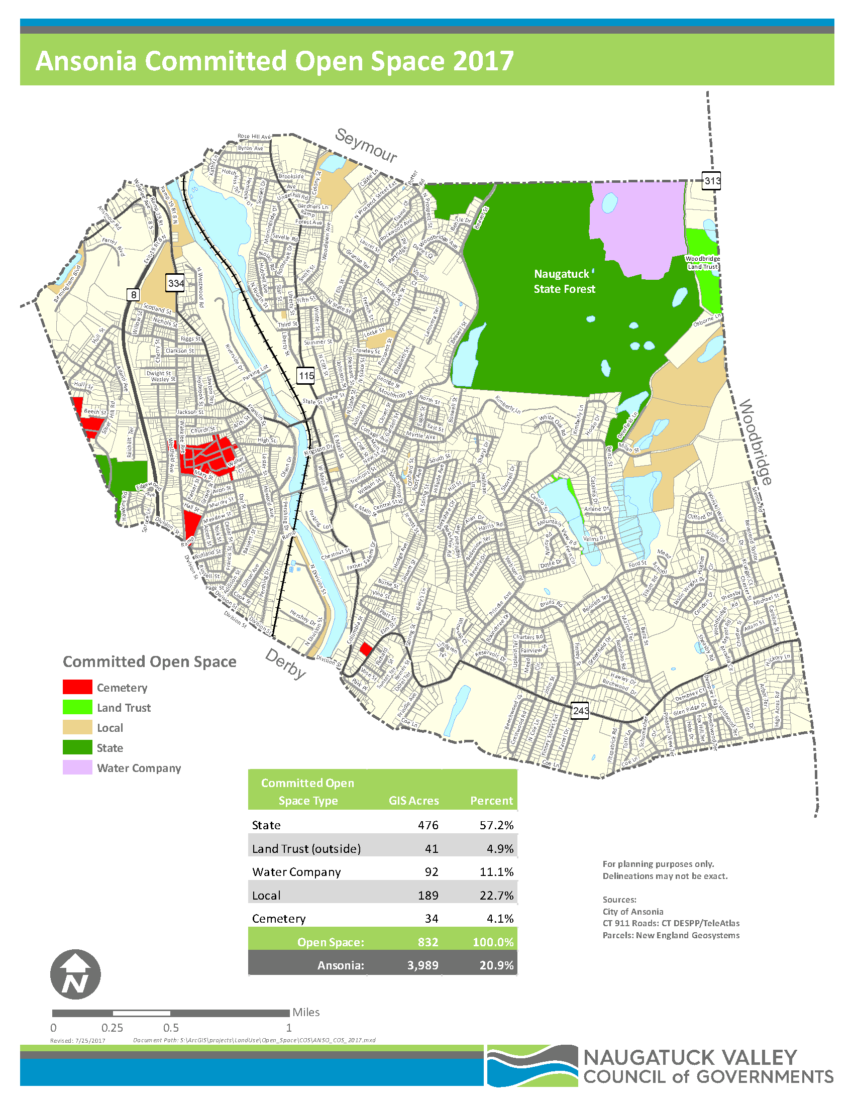 Printable PDF Maps NVCOG CT Naugatuck Valley Council of Governments
