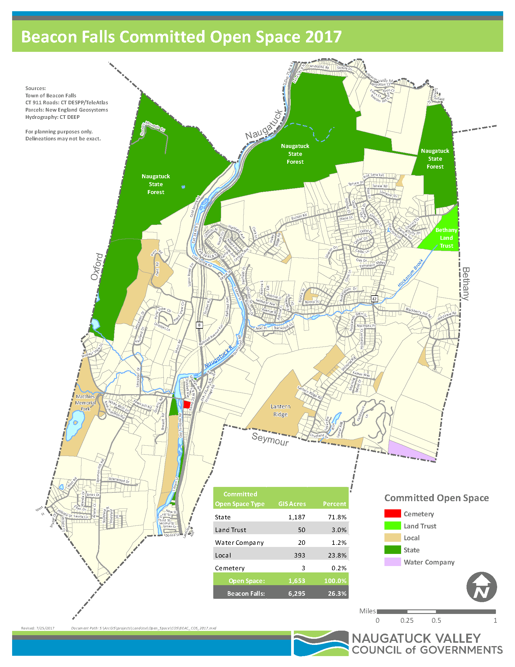 Printable PDF Maps NVCOG CT Naugatuck Valley Council of Governments