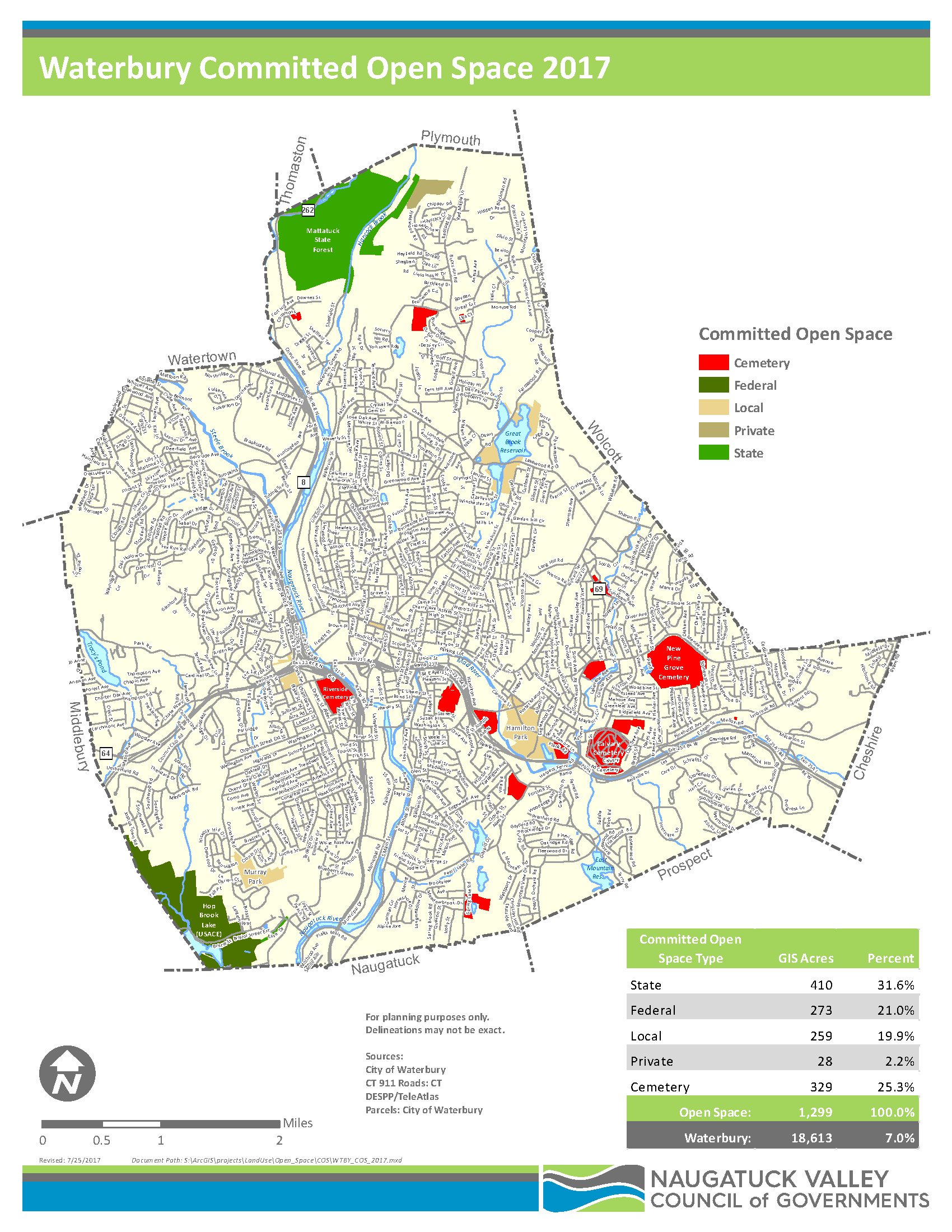 Printable PDF Maps NVCOG CT Naugatuck Valley Council of Governments