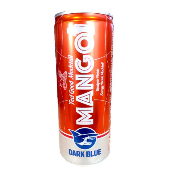 DARK BLUE ENERGY DRINK MANGO 12X250ML N.V. DAM