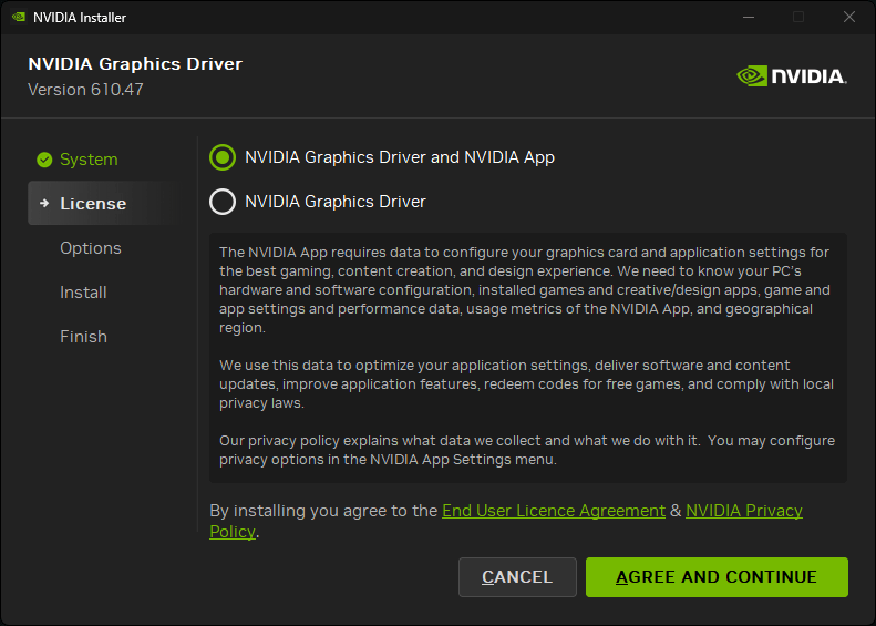 Cannot Download Geforce Driver DOWDRI
