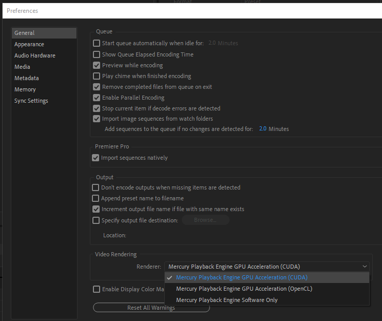Turning on GPU Acceleration in Creator apps NVIDIA
