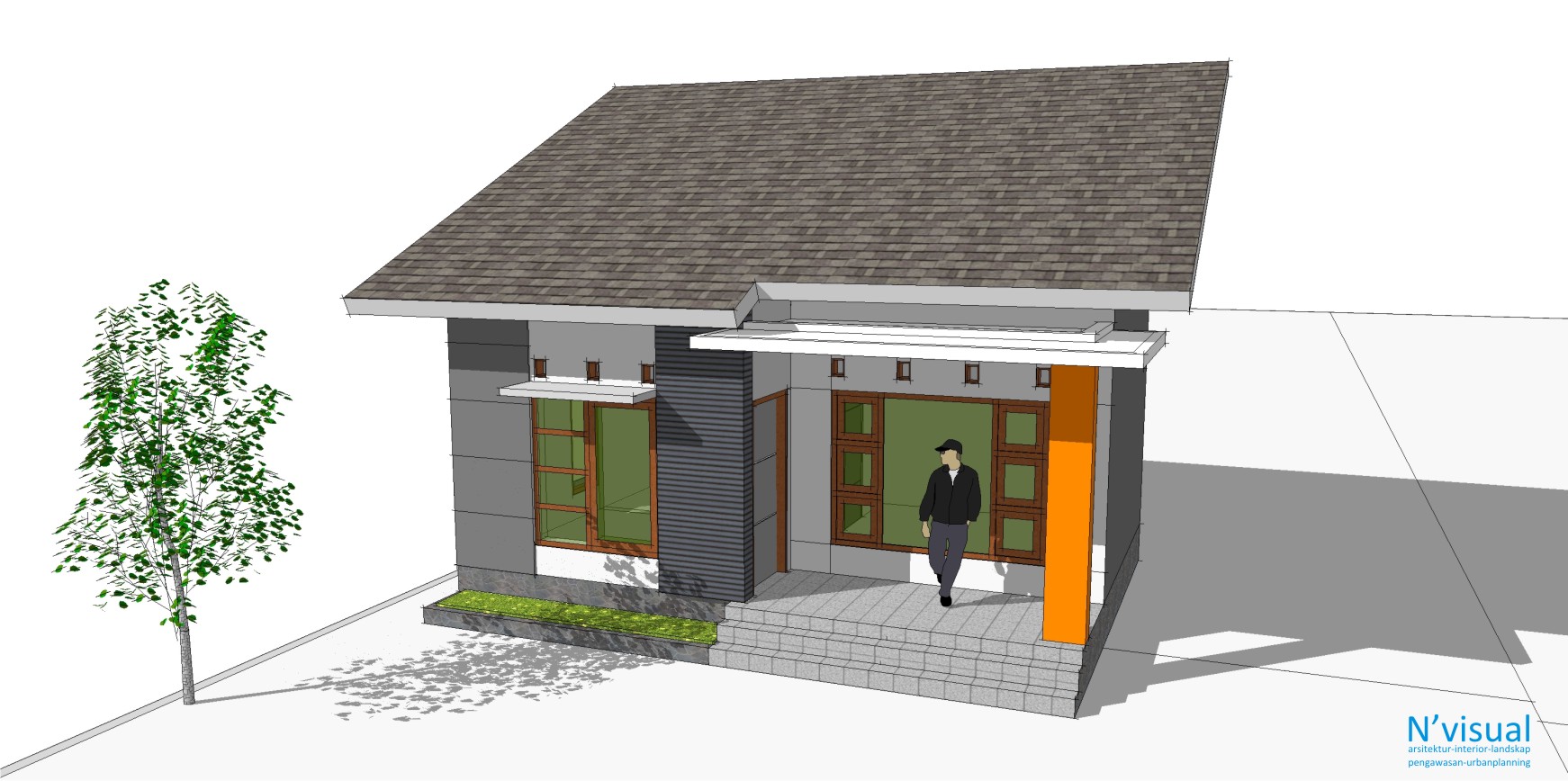 Rumah Tumbuh Sangat Sederhana Sketch S Blog