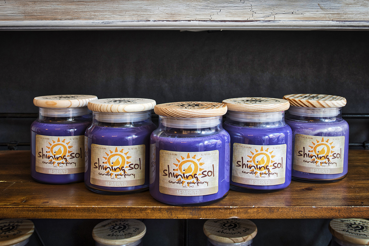 Shop Spotlight Shining Sol Candle Company in Manassas