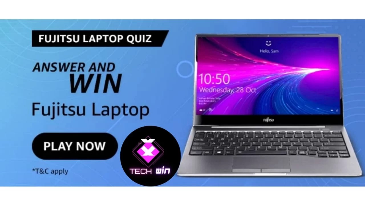 Amazon Fujitsu Laptop Quiz Answers Win Fujitsu Laptop NvTechMania