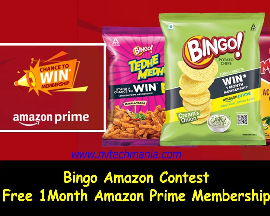 Bingo Amazon Win Contest Win 1 Month Amazon Prime Membership for FREE