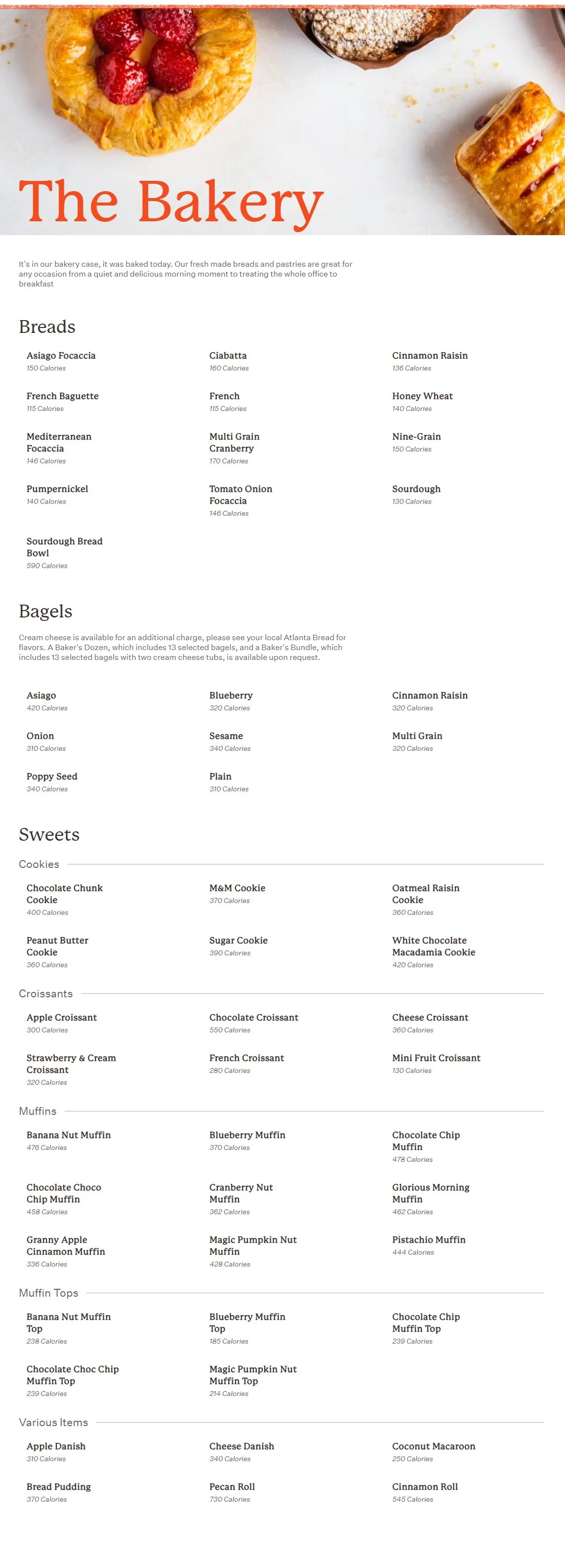 Atlanta Bread Menu and Reviews NWA Food