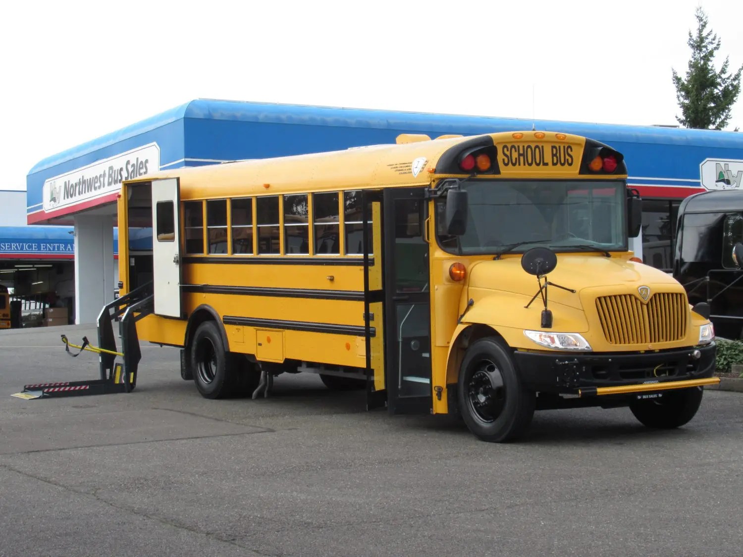 2005 International CE200 18+3 ADA Short School Bus B81461