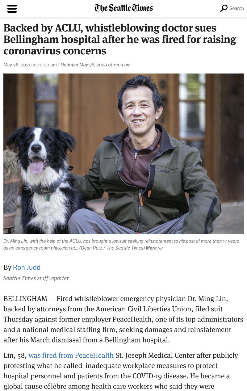 Bellingham Herald Reprints Seattle Times Article But With Edit