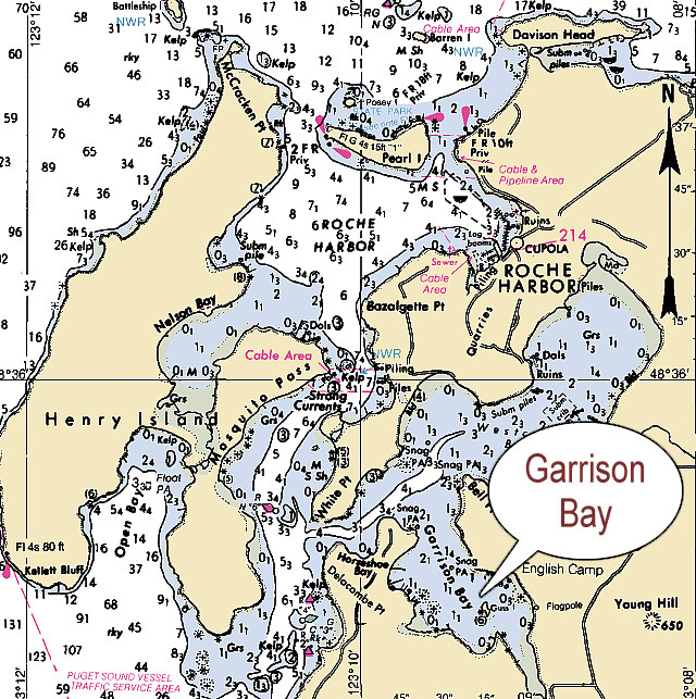 Nautical Miles From Garrison Bay