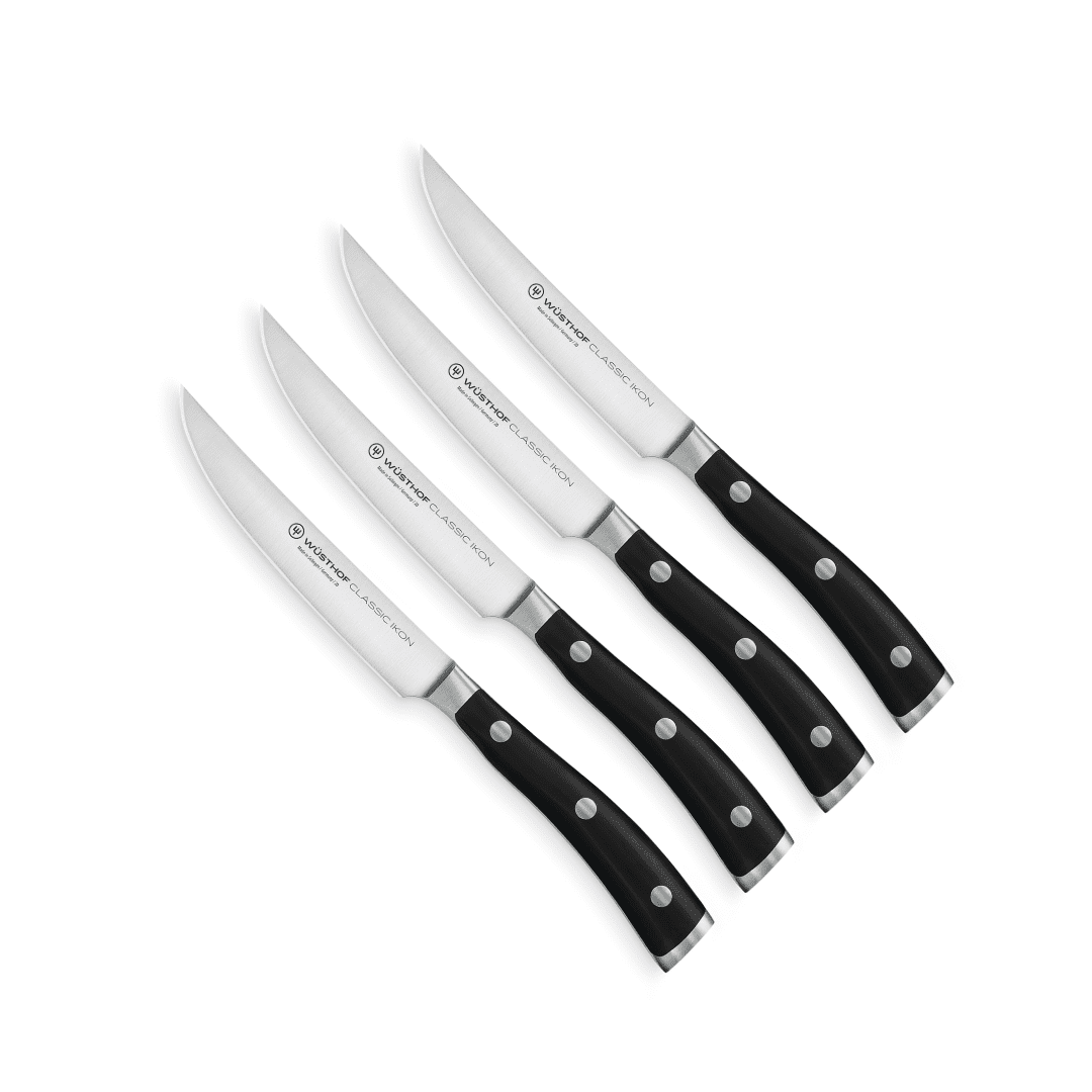 Wusthof Classic Ikon Steak Knife Set 4pc. Northwestern Cutlery