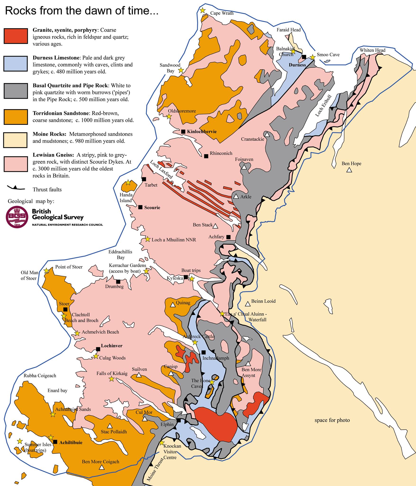 nwh geology map North West Highlands Geopark