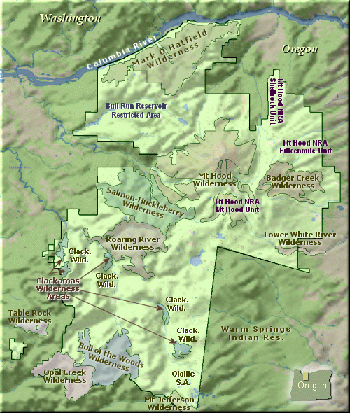 Northwest Hiker presents Hiking in the Mt Hood National Forest of Oregon