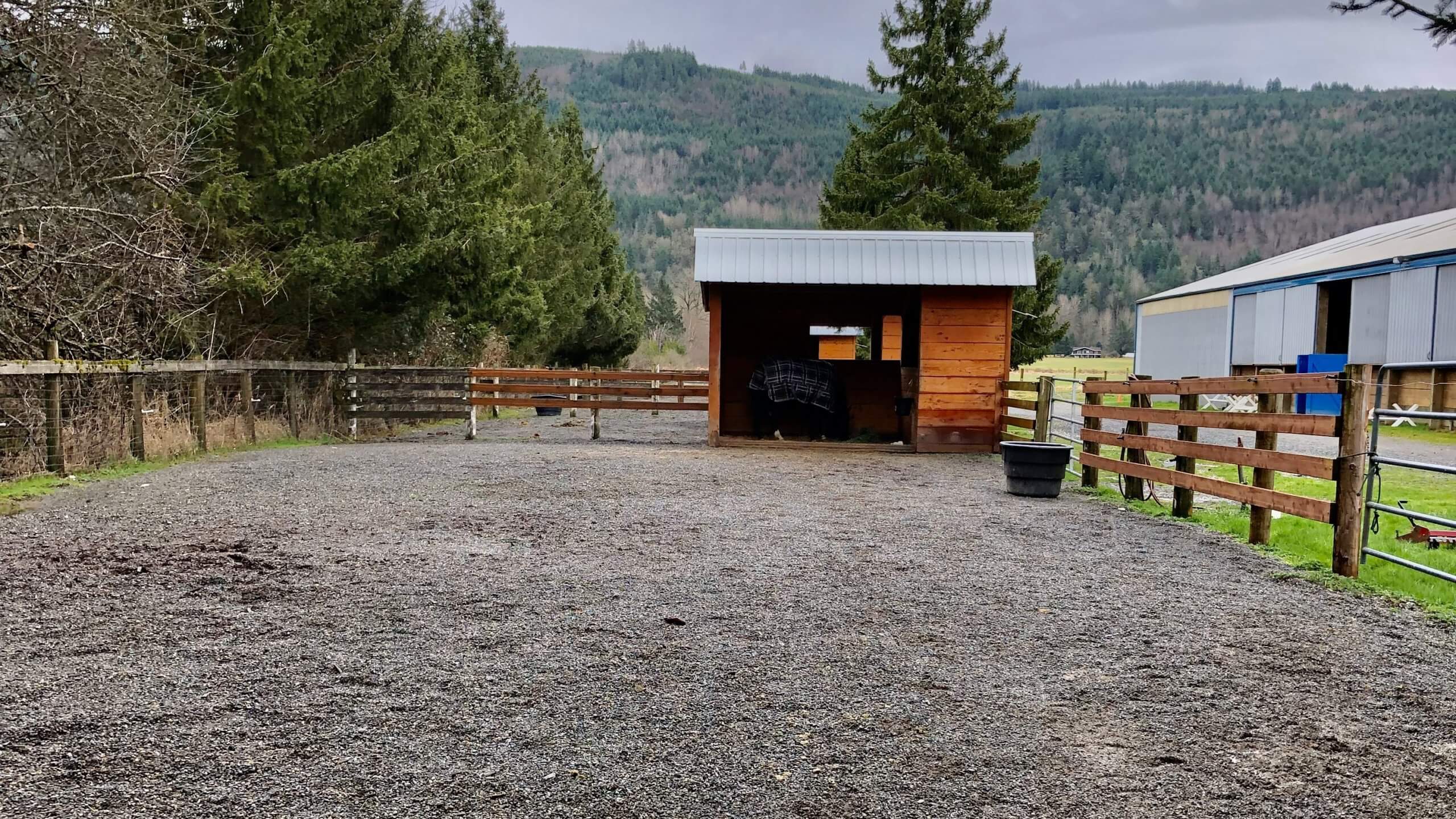 Footing Options for Confinement Areas Gravel, Sand, and Hog Fuel are