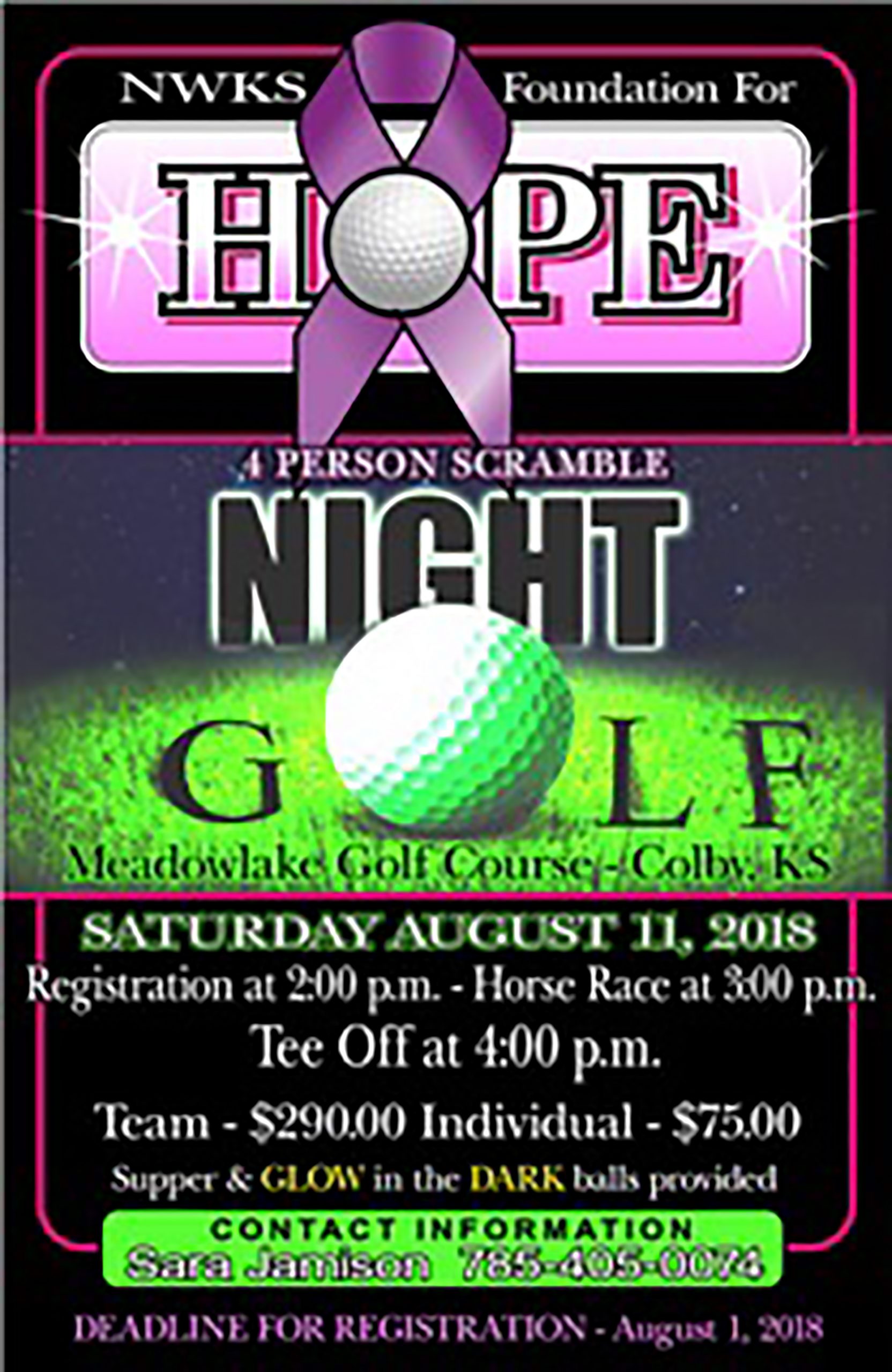 2018 Colby Night Golf Tournament Northwest Kansas