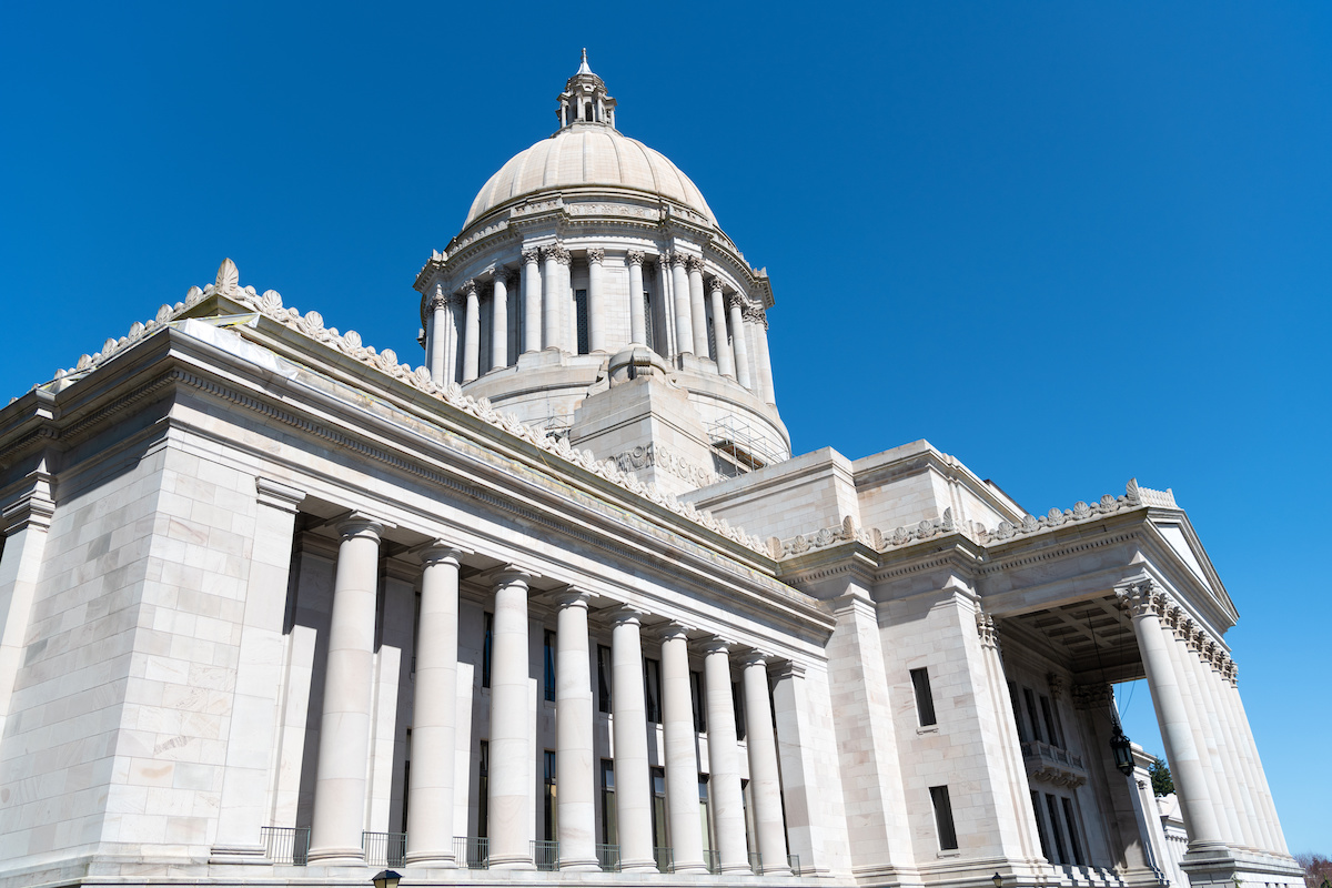 Washington State Capitol. Legislative Building in Olympia. home of