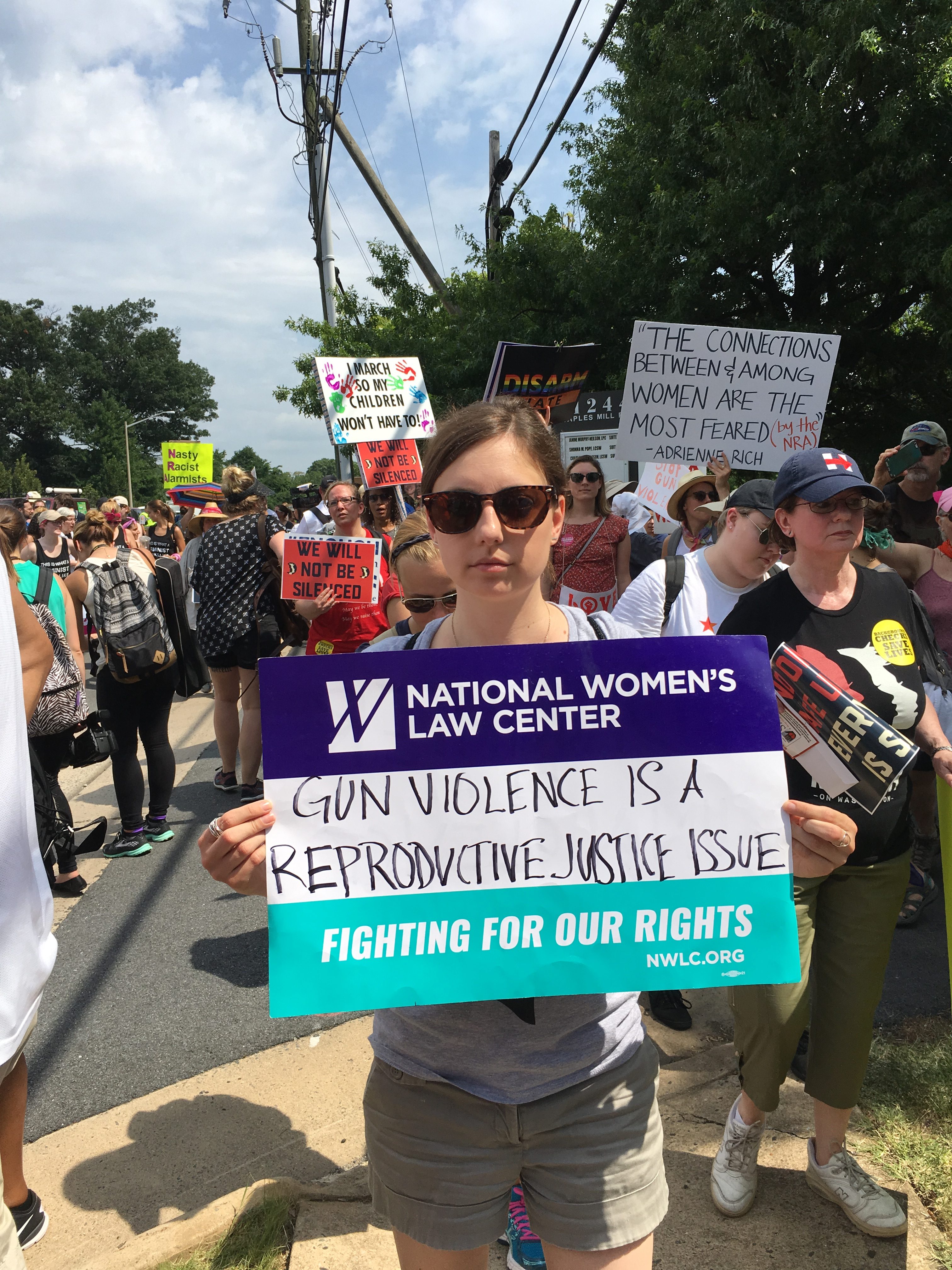 I Am Marching From NRA2DOJ Because I Am a Women's Rights