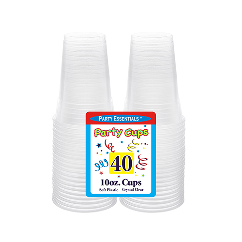10 OZ. CUPS CLEAR 40 CT. Northwest Enterprises