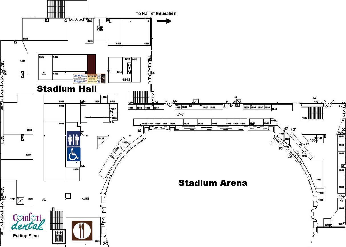 Ackerman Distributing Maps of the Stock Show