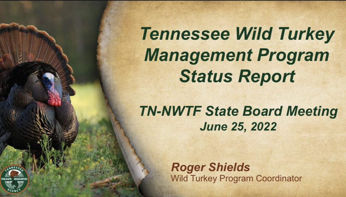 Seasons & Data National Wild Turkey Federation Tennessee Chapter