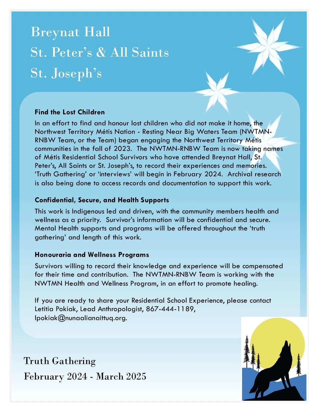 NWTMN Resting Near Big Waters Team