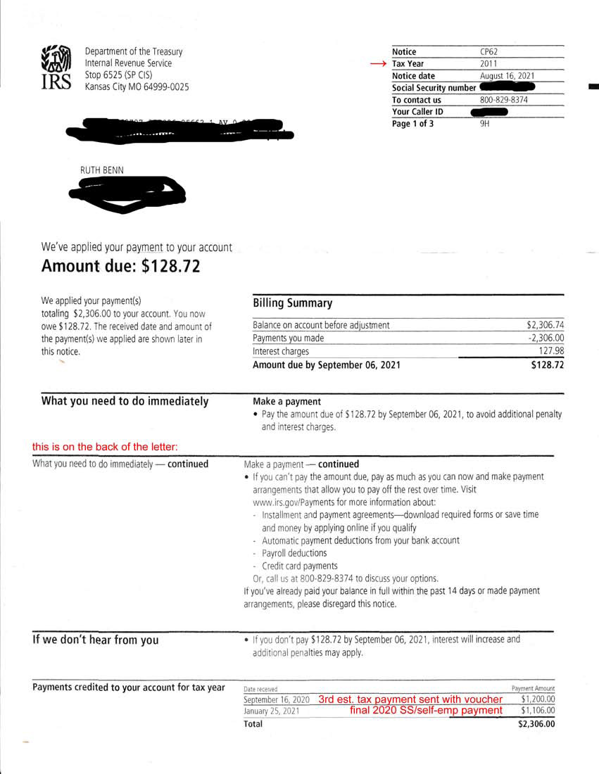 IRS Circumvents “Statute of Limitations” National War Tax Resistance