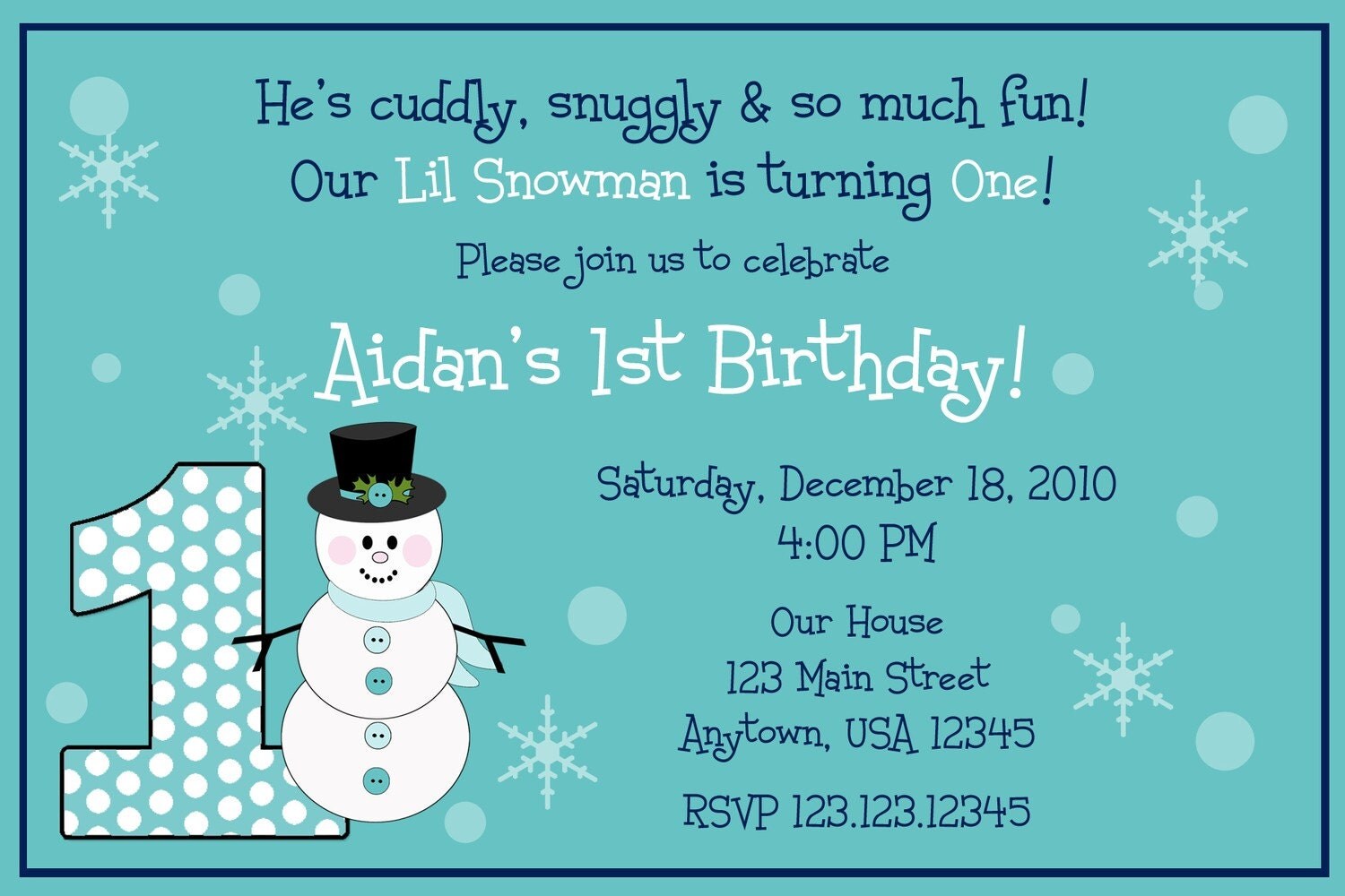 What do you think of this 1st birthday invitation *PIC FIXED*