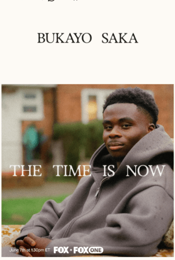Bukayo Saka: The Time is Now