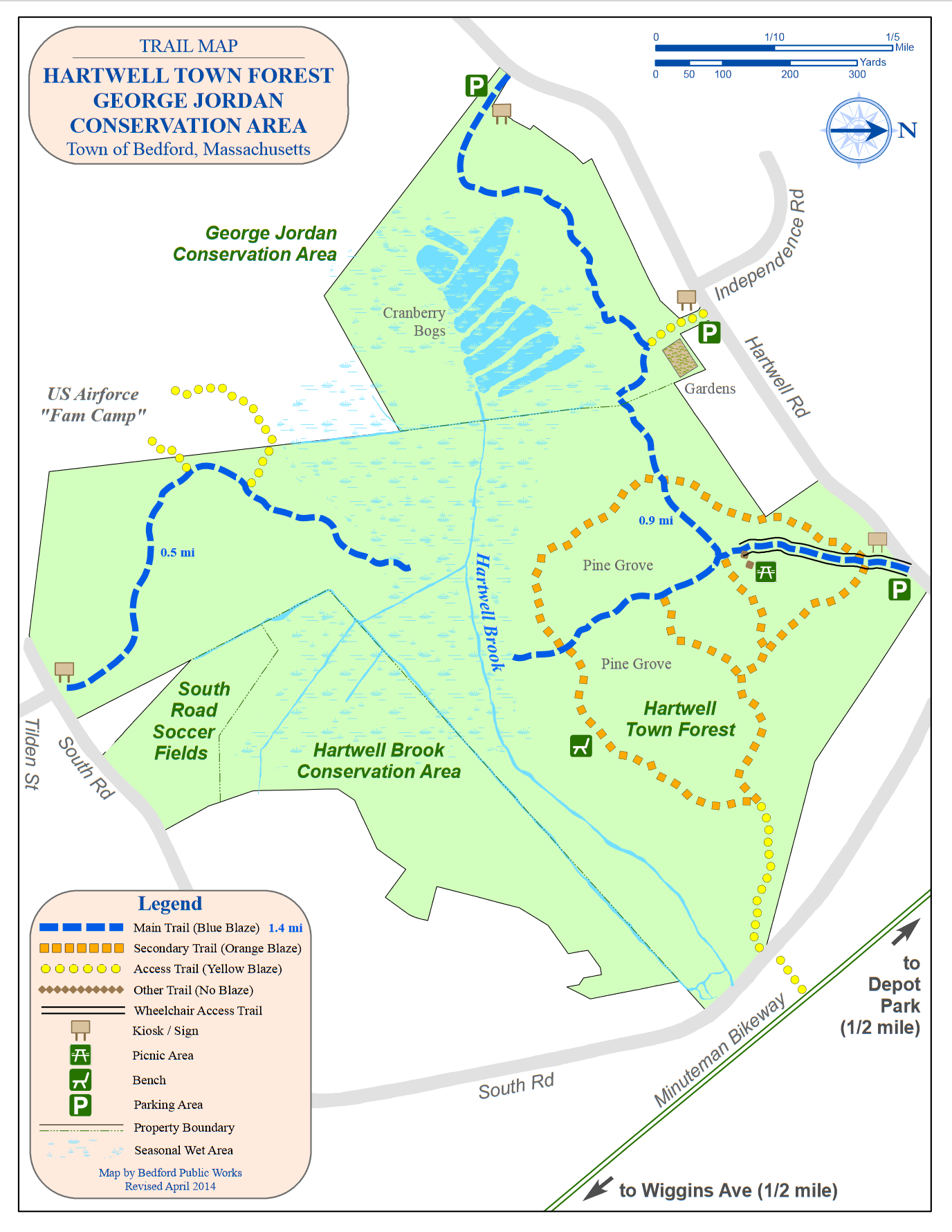 Hartwell Town Forest Middlesex, Massachusetts, US Birding Hotspots