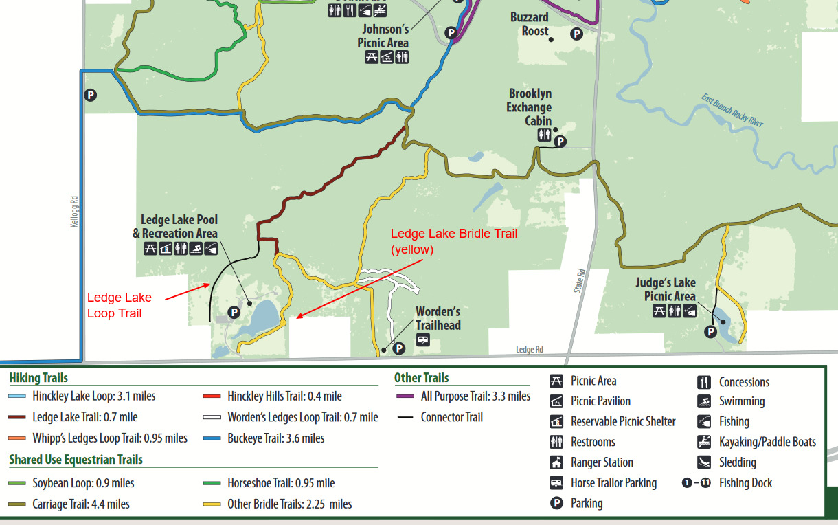 Hinckley ReservationLedge Lake Loop Trail Medina, Ohio, US