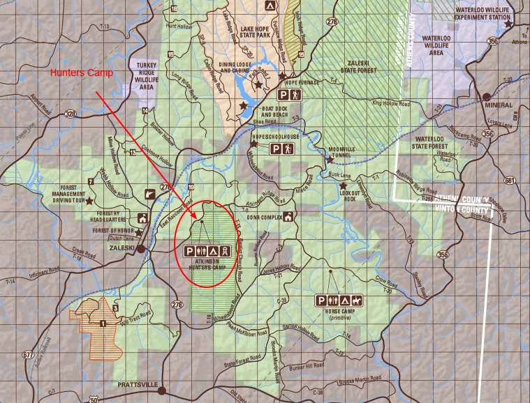 Zaleski State ForestHunters Camp Vinton, Ohio, US Birding Hotspots