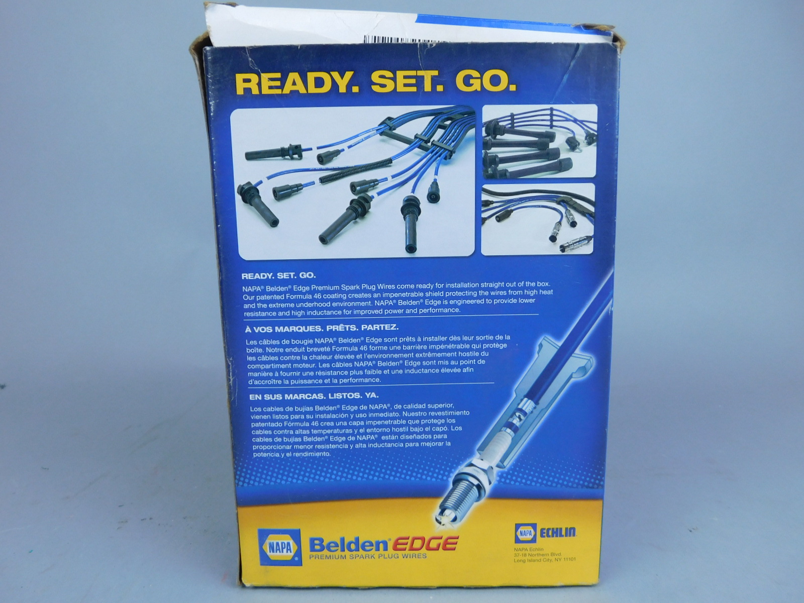 Napa 700938, Belden Edge, 4 Cylinder Premium Spark Plug Wires GPM Surplus