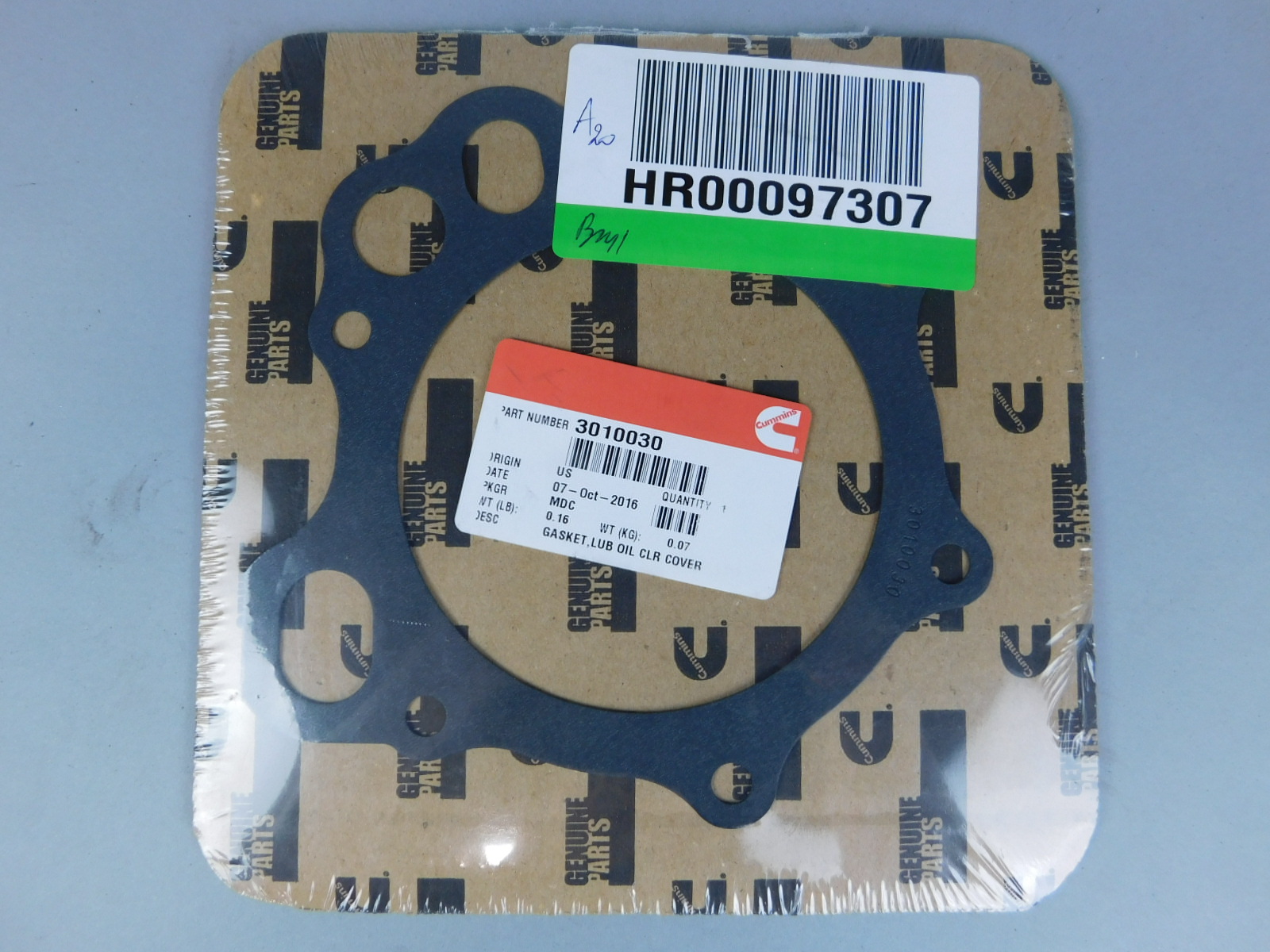 Cummins 3010030 OEM Engine Oil Cooler Cover Gasket GPM Surplus