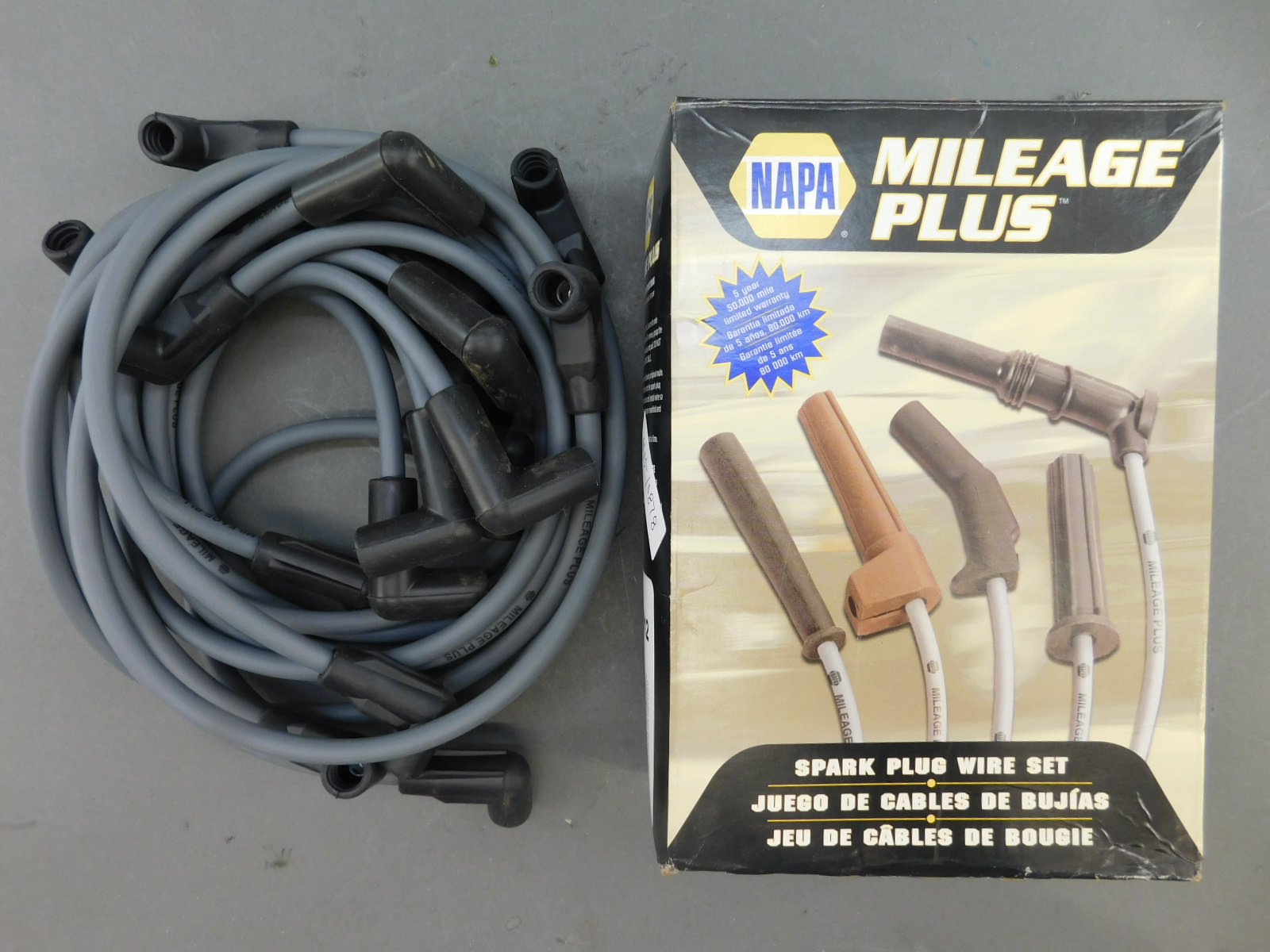 Napa 2912 4WD Milage PLUS Spark Plug Wire Set GPM Surplus