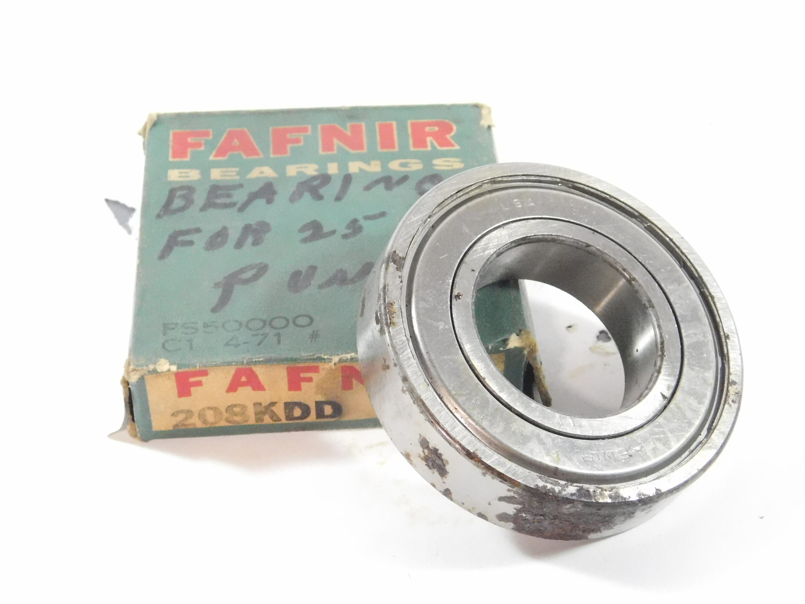 Fafnir Roller Bearing 208KDD GPM Surplus
