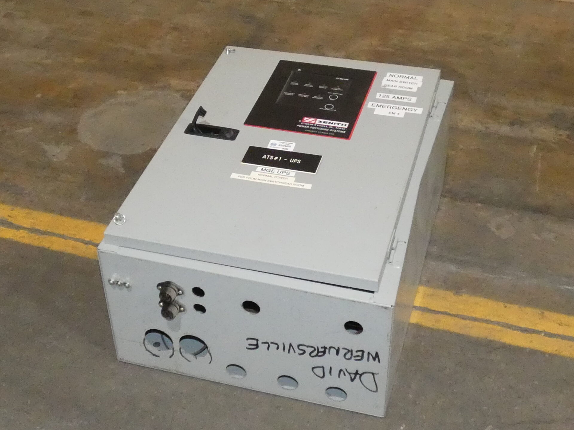Zenith Transfer Switch MX100, 100A, 277/480V, ZTG2K10EC7 GPM Surplus
