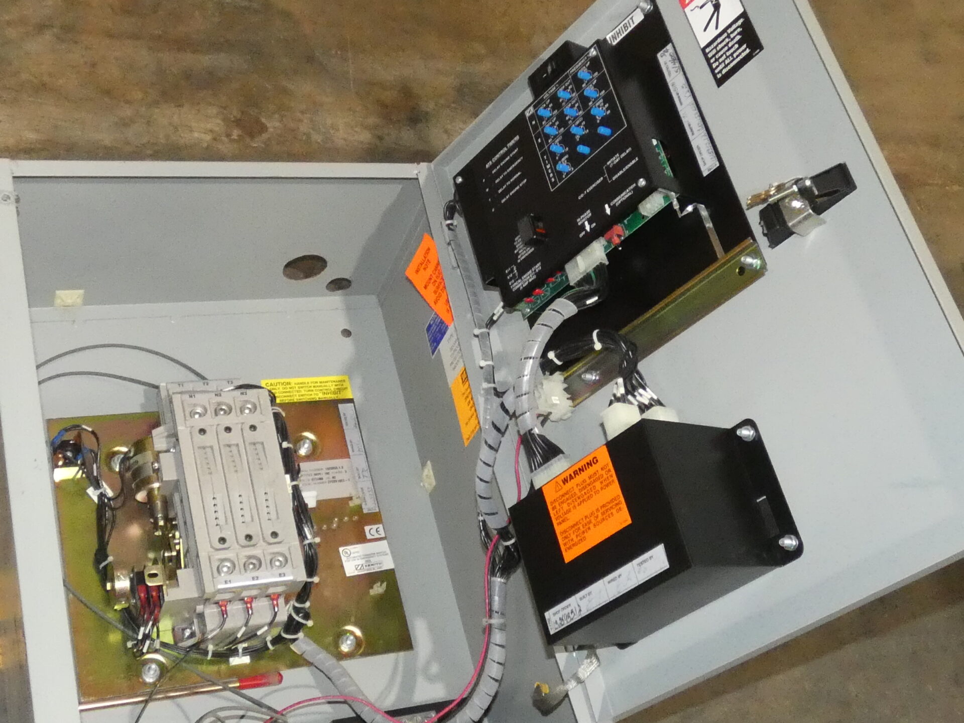 Zenith Transfer Switch MX100, 100A, 277/480V, ZTG2K10EC7 GPM Surplus