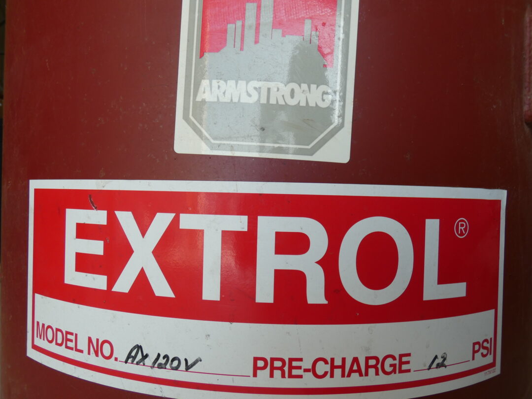 Armstrong Amtrol AX120V Extrol Expansion Tank 125PSI GPM Surplus