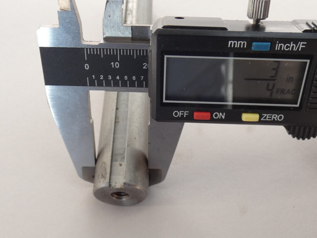 Drive Shaft 3/4″ OD x 41/2″ x 3/16″ Fully Keyed One Tapped End Steel