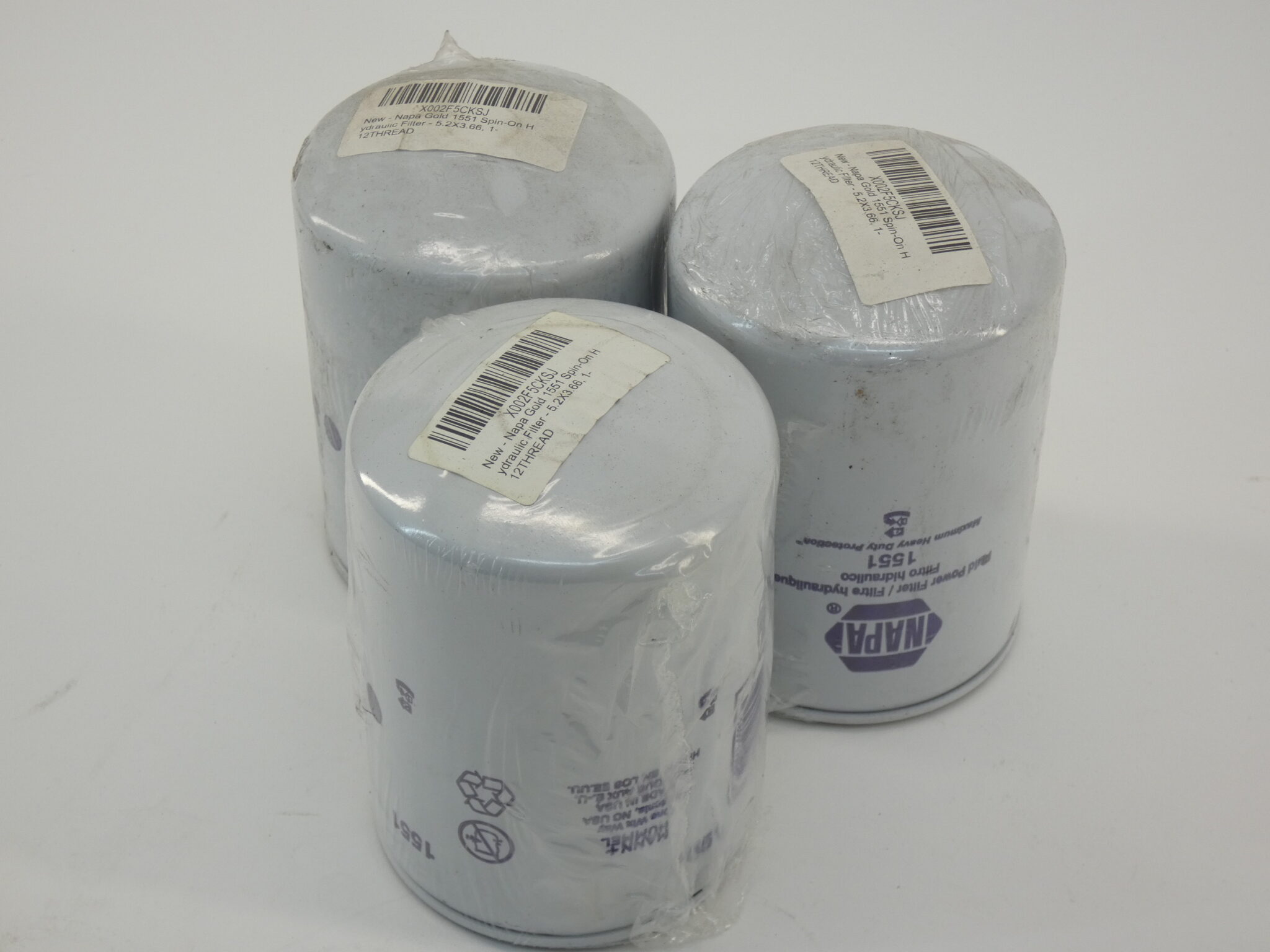 * Lot of 3 * Napa 1551 Hydraulic Filter GPM Surplus